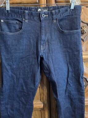 Nike SB FTM 5-Pocket Denim Jeans Men's Dark Wash Indigo Skate Pants Straight Fit